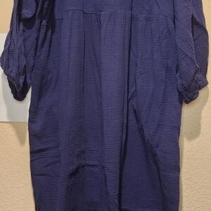 Universal Thread Deep Blue Textured Dress